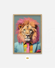Pastel King Portrait