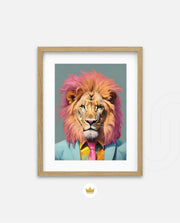Pastel King Portrait