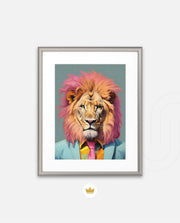 Pastel King Portrait