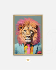 Pastel King Portrait