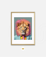 Pastel King Portrait