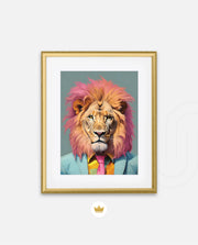 Pastel King Portrait