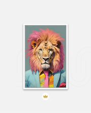 Pastel King Portrait
