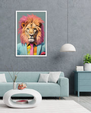 Pastel King Portrait