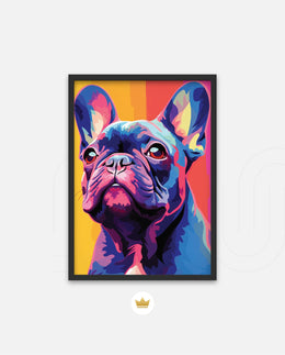 Neon Frenchie Icon