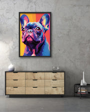 Neon Frenchie Icon