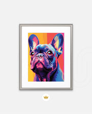 Neon Frenchie Icon