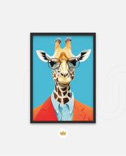 Stylish Giraffe Scholar
