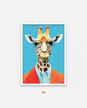Stylish Giraffe Scholar