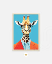 Stylish Giraffe Scholar