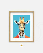 Stylish Giraffe Scholar