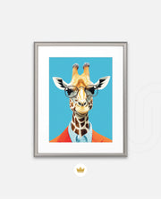 Stylish Giraffe Scholar