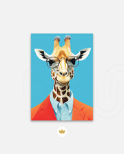 Stylish Giraffe Scholar