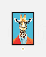 Stylish Giraffe Scholar