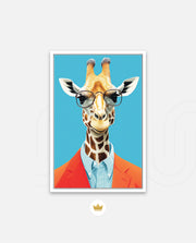 Stylish Giraffe Scholar