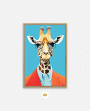 Stylish Giraffe Scholar