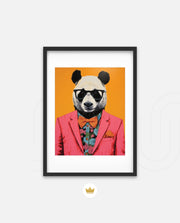 Floral Panda Icon