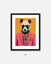 Floral Panda Icon