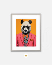 Floral Panda Icon
