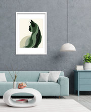 Minimalist Verdant Cat