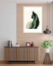 Minimalist Verdant Cat