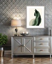 Minimalist Verdant Cat