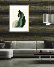 Minimalist Verdant Cat
