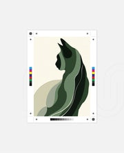 Minimalist Verdant Cat