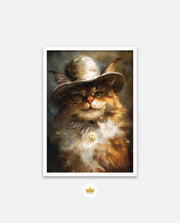 Vintage Gentleman Cat