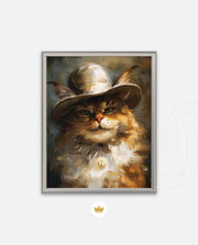 Vintage Gentleman Cat
