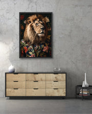 Botanical Lion Portrait