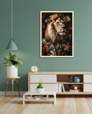 Botanical Lion Portrait