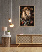 Botanical Lion Portrait
