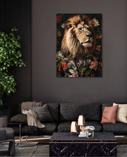 Botanical Lion Portrait