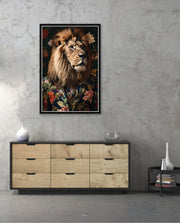 Botanical Lion Portrait