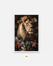 Botanical Lion Portrait