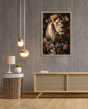 Botanical Lion Portrait