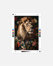 Botanical Lion Portrait