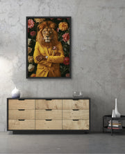 Golden Gentleman Lion Portrait