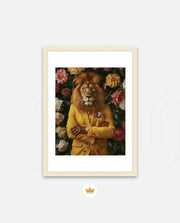 Golden Gentleman Lion Portrait