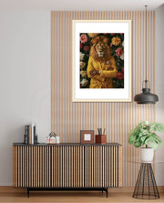 Golden Gentleman Lion Portrait