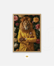Golden Gentleman Lion Portrait