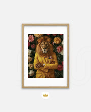 Golden Gentleman Lion Portrait
