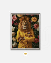 Golden Gentleman Lion Portrait