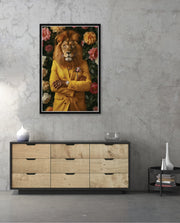 Golden Gentleman Lion Portrait