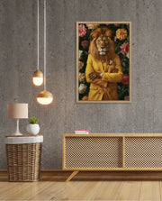 Golden Gentleman Lion Portrait