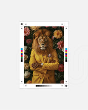 Golden Gentleman Lion Portrait