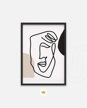 Abstract Face Line
