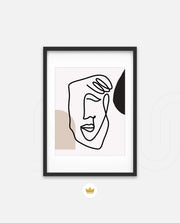 Abstract Face Line