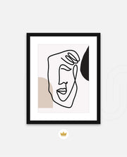 Abstract Face Line
